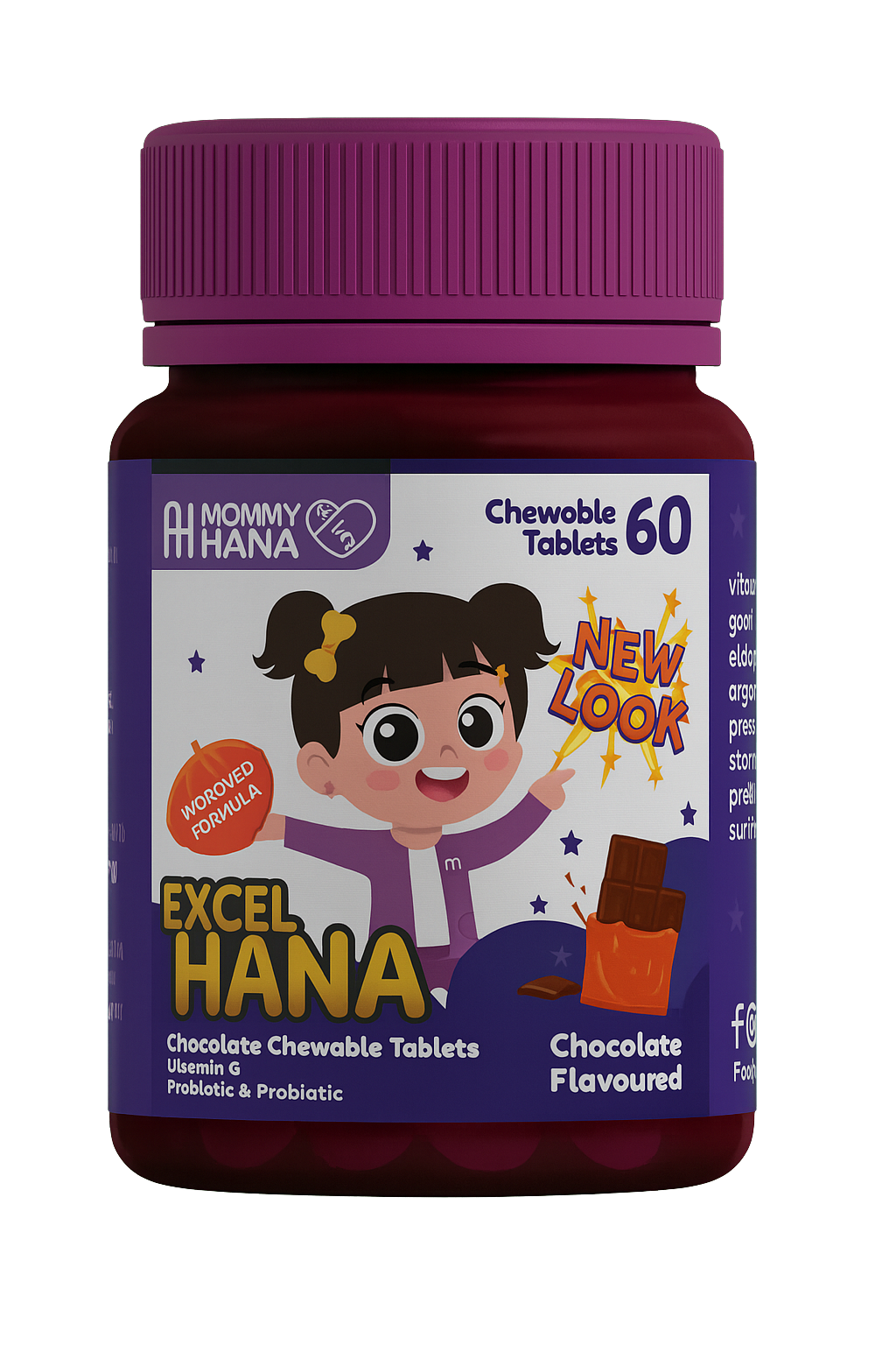Excel Hana supplement untuk rawatan speech delay dan anak lambat bercakap di Malaysia