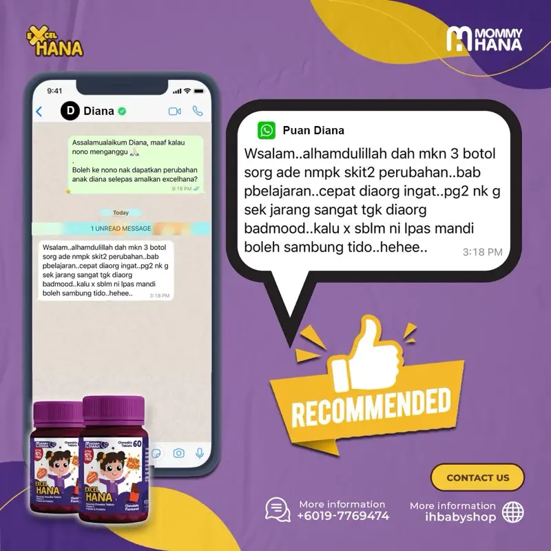 Review Testimoni Excel Hana - speech delay dan lambat bercakap